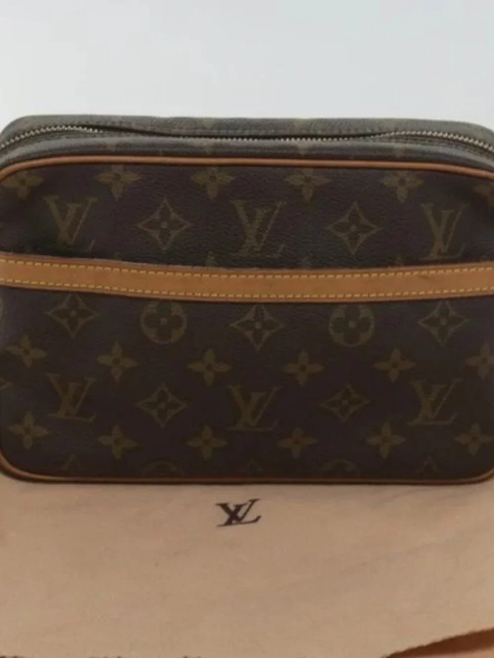 LOUIS VUITTON Monogram Compiegne 23 Clutch Bag M51847 LV Auth am5781